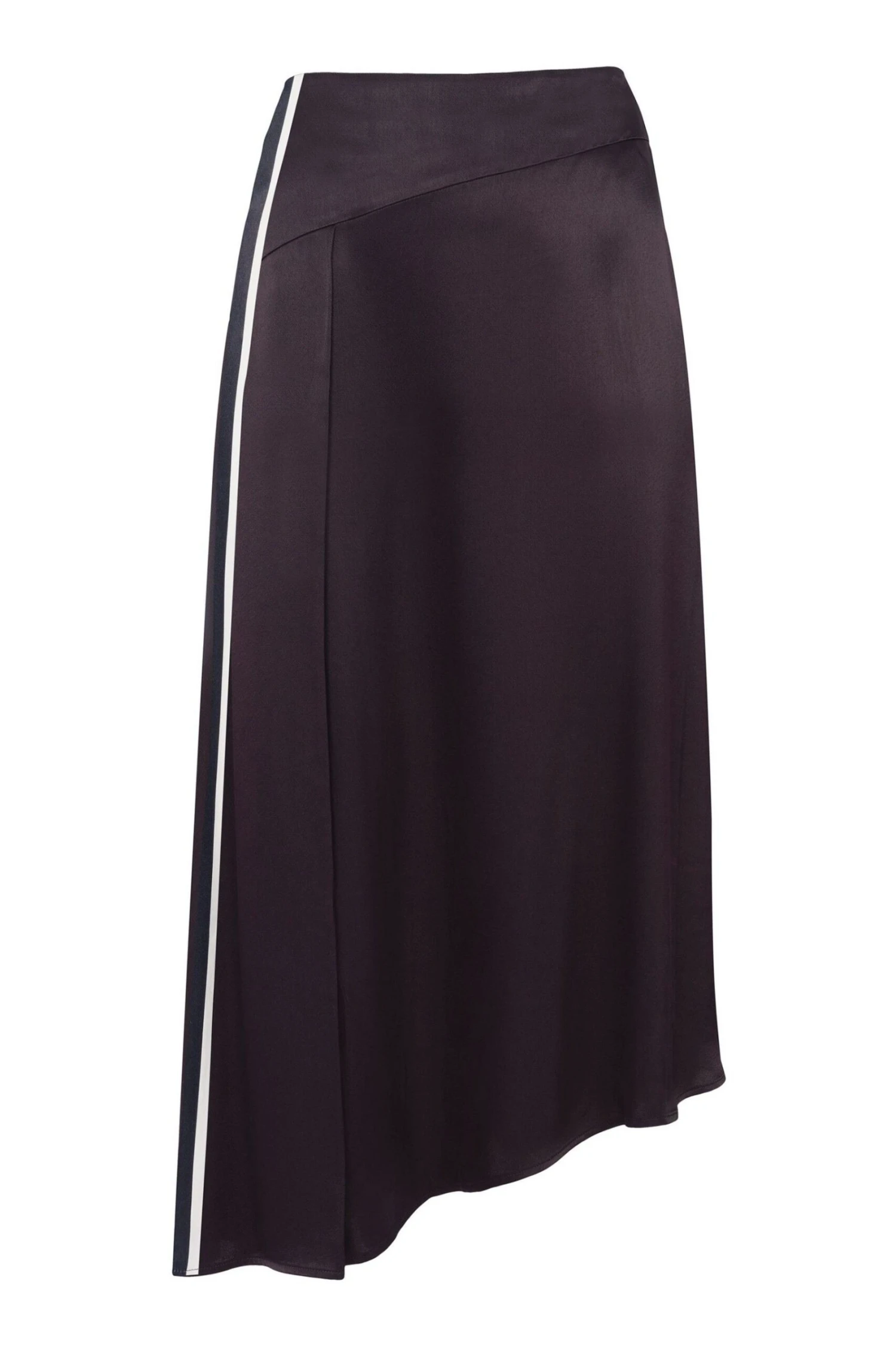 Mint Velvet Satin Stripe Midi Skirt 6 Mint Velvet Satin Stripe Midi Skirt - Image 4