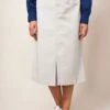 White Stuff Grey Penny Midi Skirt -Outlet Mode Zyra Store D82375s