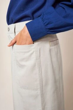 White Stuff Grey Penny Midi Skirt -Outlet Mode Zyra Store D82375s4