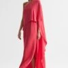 Reiss Jordyn Off-Shoulder Cape Maxi Dress 1 Reiss Jordyn Off-Shoulder Cape Maxi Dress -Outlet Mode Zyra Store D85 800s
