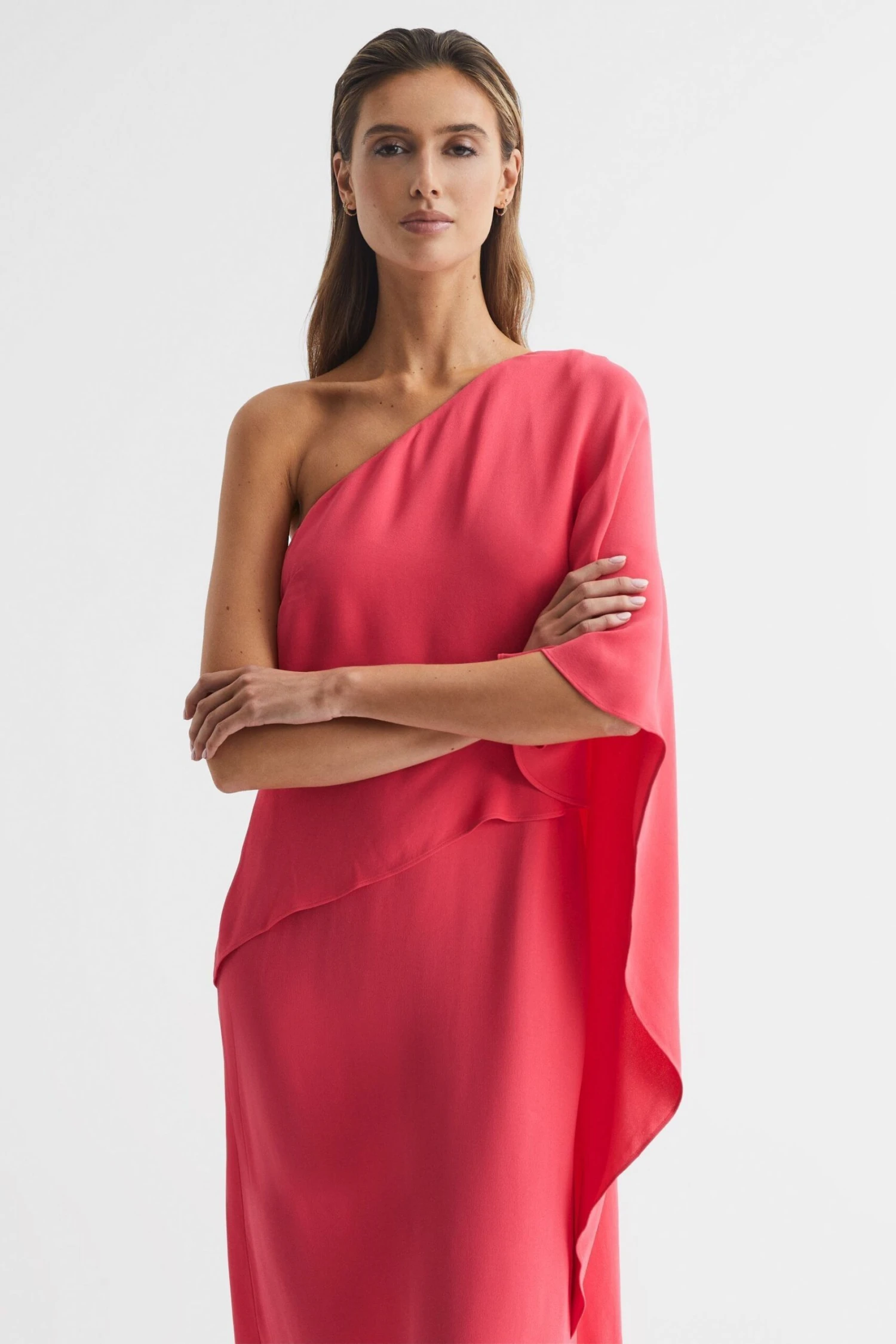 Reiss Jordyn Off-Shoulder Cape Maxi Dress 5 Reiss Jordyn Off-Shoulder Cape Maxi Dress - Image 3