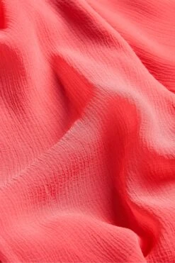 Ted Baker Pink Natelie Coral Boxy Top With Puff Sleeves -Outlet Mode Zyra Store D89311s4