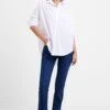 French Connection Appelona Anglaise White Popover Blouse -Outlet Mode Zyra Store D97491s