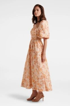 Forever New Dream Ruched Bodice Midi Dress -Outlet Mode Zyra Store K14601s3