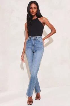 Lipsy High Waist Straight Leg Harper Jeans -Outlet Mode Zyra Store K44603s3