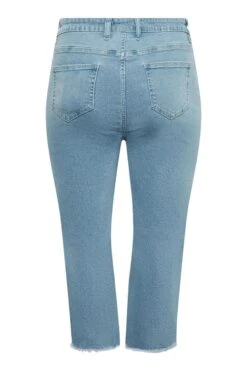 Yours Curve Cropped Wide Leg Jean With Front Pockets 9 Yours Curve Cropped Wide Leg Jean With Front Pockets -Outlet Mode Zyra Store K57942s4