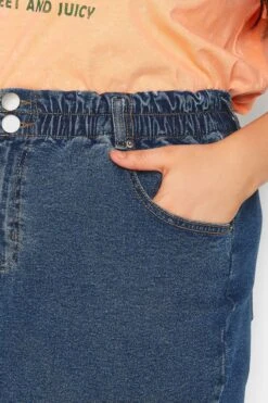 Yours Curve Elasticated Waist Skirt 7 Yours Curve Elasticated Waist Skirt -Outlet Mode Zyra Store K58391s3