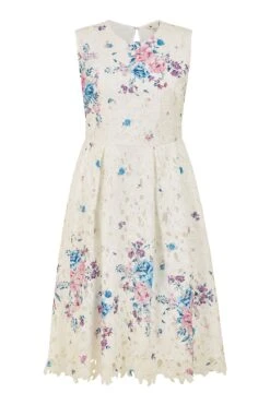 Yumi Printed Lace Skater Dress -Outlet Mode Zyra Store K60123s5