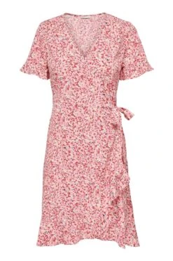 ONLY Short Sleeve Wrap Dress -Outlet Mode Zyra Store K60653s5
