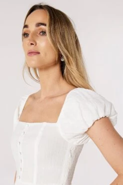 Apricot Self Check Tiered Midaxi Dress -Outlet Mode Zyra Store K64625s3