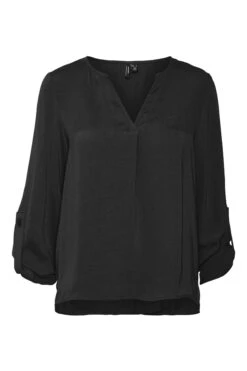 VERO MODA V Notch Neck Relaxed Blouse -Outlet Mode Zyra Store L52197s5