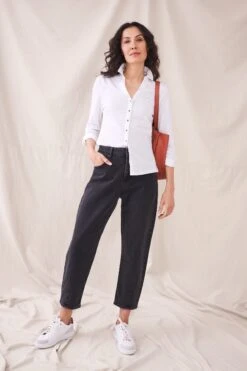 White Stuff White Annie Jersey Shirt