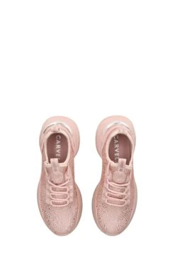 Carvela Pink Strike Jewel Trainers -Outlet Mode Zyra Store N42072s4