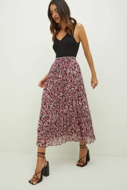 Friends Like These Pleat Midi Skirt -Outlet Mode Zyra Store P76234s3