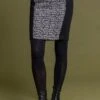 Roman Contrast Panel Mini Skirt 2 Roman Contrast Panel Mini Skirt -Outlet Mode Zyra Store P80408s