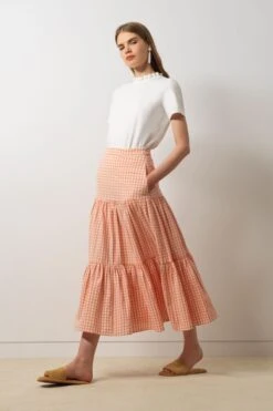 Great Plains Classic Ginham Skirt