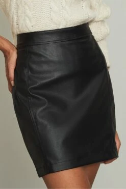 Lipsy Faux Leather Mini Skirt