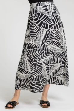 Roman Petite Floral Print A-Line Skirt