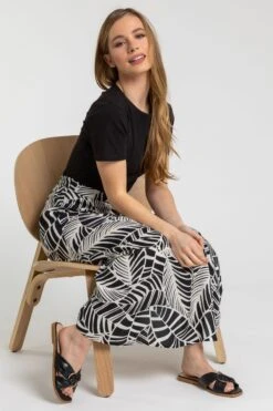 Roman Petite Floral Print A-Line Skirt 9 Roman Petite Floral Print A-Line Skirt -Outlet Mode Zyra Store P94844s4