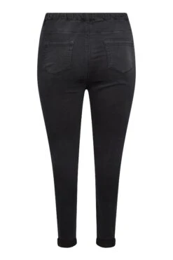 Yours Curve Grace Turn Up Ripped Jegging -Outlet Mode Zyra Store Q37518s5