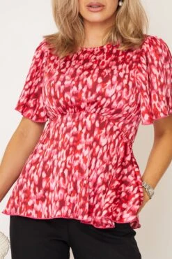 Girl In Mind Imogen Peplum Blouse -Outlet Mode Zyra Store Q37883s4