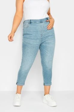 Yours Curve Cropped Grace Turn Up Jegging