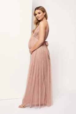 Anaya With Love Maternity Halter Neck Maxi Dress -Outlet Mode Zyra Store R69131s4