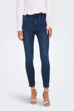 ONLY Petite High Waisted Stretch Skinny Jeans
