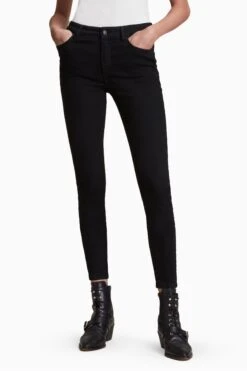 AllSaints Miller Black Sizeme Jeans