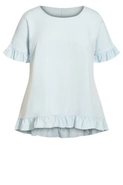 Evans Blue Rivka Frill Top -Outlet Mode Zyra Store T53040s3
