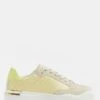 River Island Yellow Light Mono Toe Lace Up Trainers -Outlet Mode Zyra Store T96248s