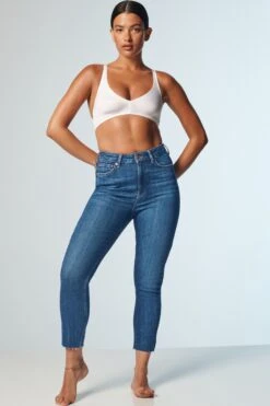 High Waist 90s Ankle Skinny Jeans