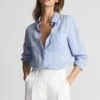 Reiss Campbell Linen Shirt -Outlet Mode Zyra Store U00 740s