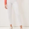 Phase Eight Petra White Raw Hem Straight Leg Jeans -Outlet Mode Zyra Store U00427s