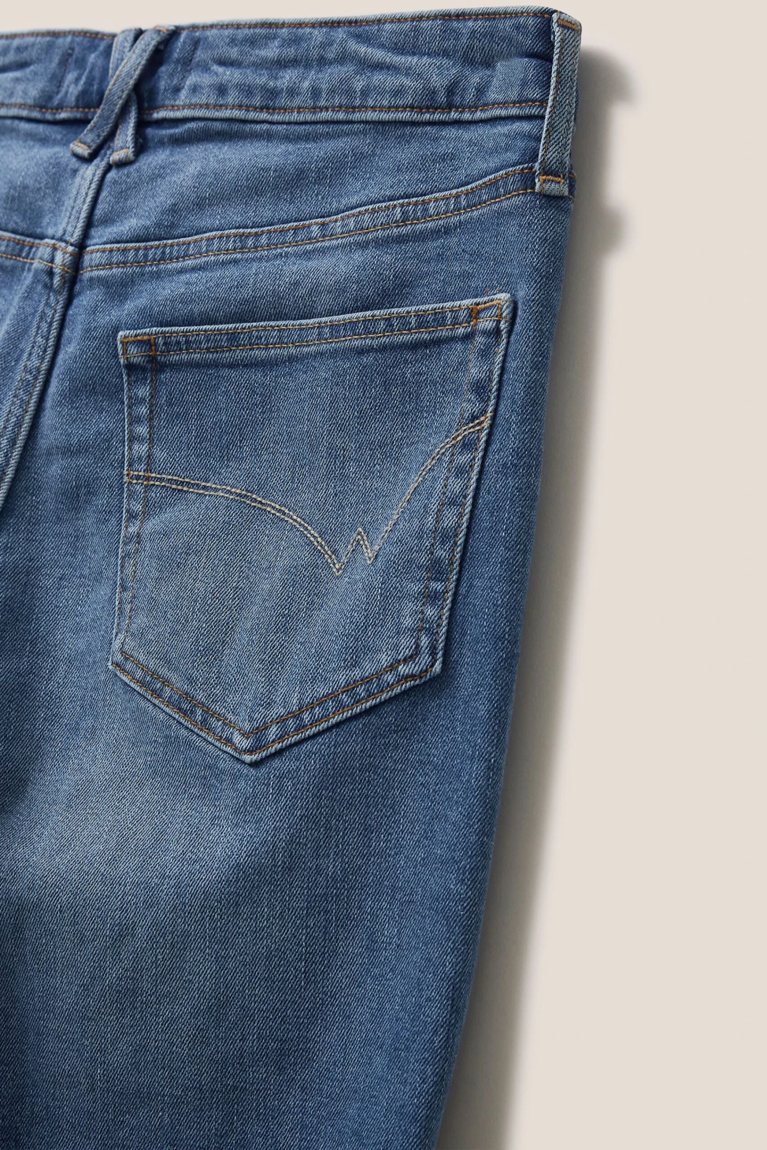 White Stuff Blue Brooke Straight Crop Jeans 8 White Stuff Blue Brooke Straight Crop Jeans - Image 6