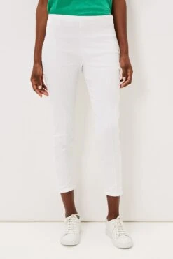 Phase Eight White Miah Cropped Jeggings -Outlet Mode Zyra Store U59871s4