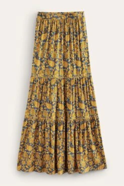 Boden Gold Jersey Maxi Skirt -Outlet Mode Zyra Store U80801s6