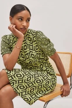 Next Short Sleeve Mini Dress